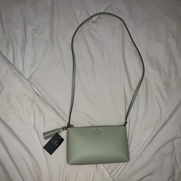 Kate Spade Ivy Street Amy Crossbody in Sage - Picture 1 of 7